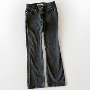 Wrangler Women’s Bootcut Jeans Black 7x32 (Actual 29x30)